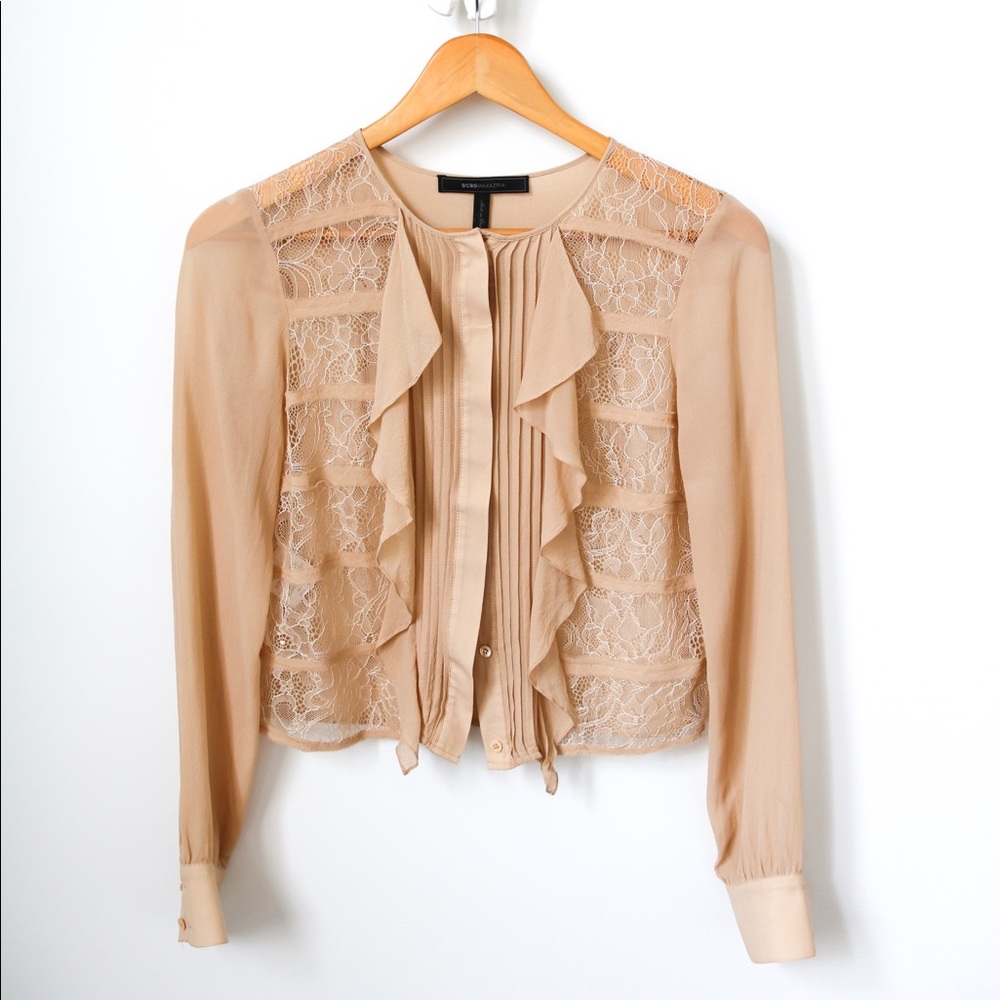BCBG Silk Blouse